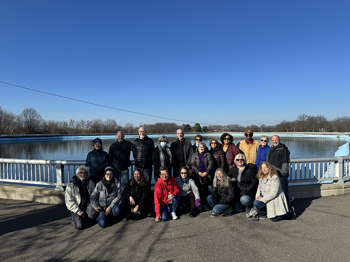 Highland Park Reservoir Walk on Gale's Birthday